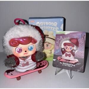 Jotoys Q kid Outdoor Activities Plush Pendant Confirmed Blind Box Skateboard